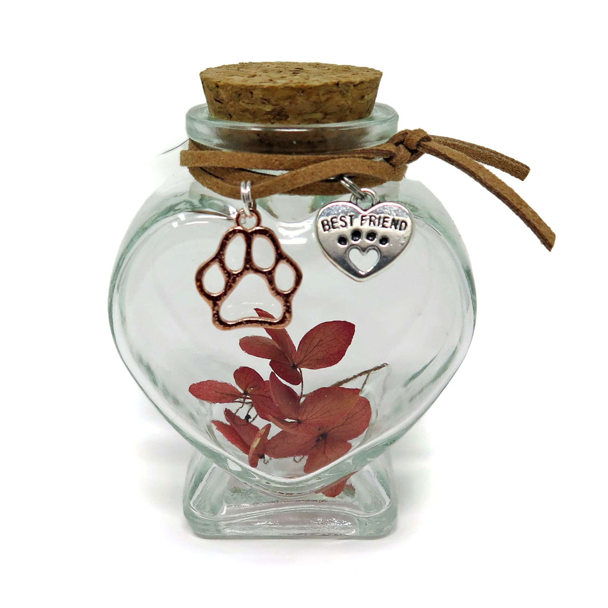 Gedenkflasche & Anhänger für Fell