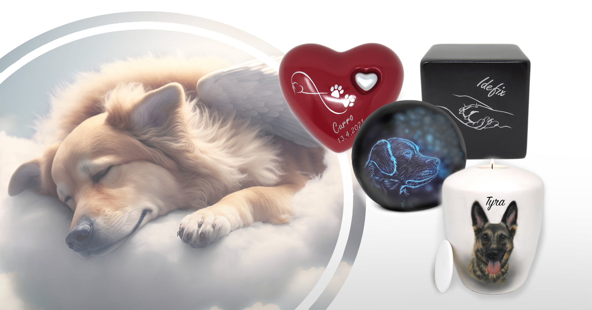 Verschiedene Tierurnen