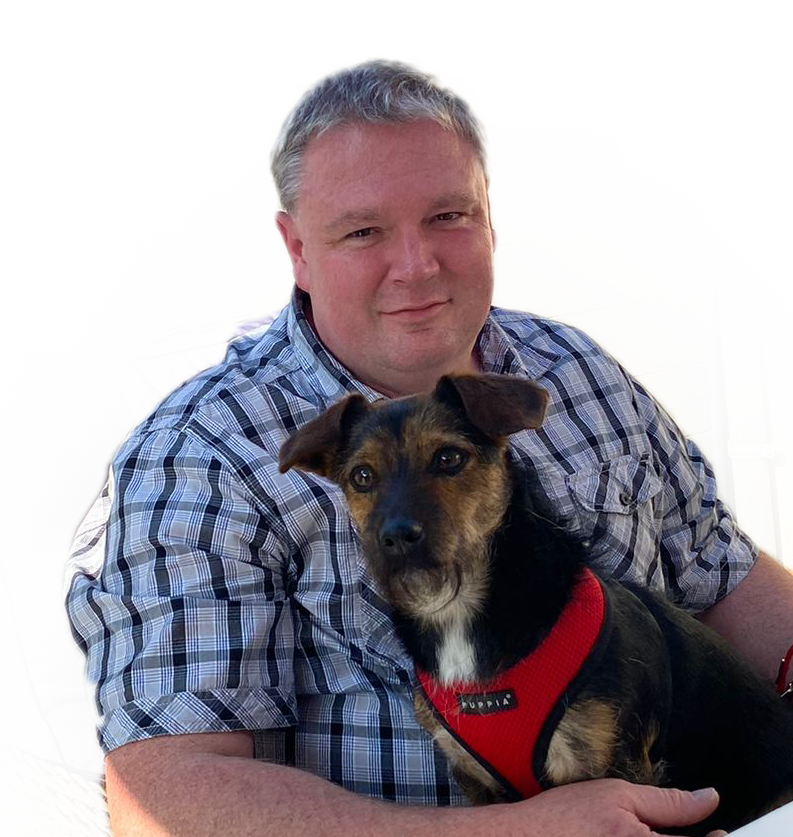 Geschäftsführ und sein Hund
