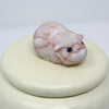 Meerschweinchenurne aus Keramik mit Meerschweinchen Figur aus Stein marmoriert