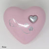 Tierurne in Herzform Rosa mit Endlose Liebe Symbol