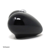 Tierurne in Herzform Schwarz