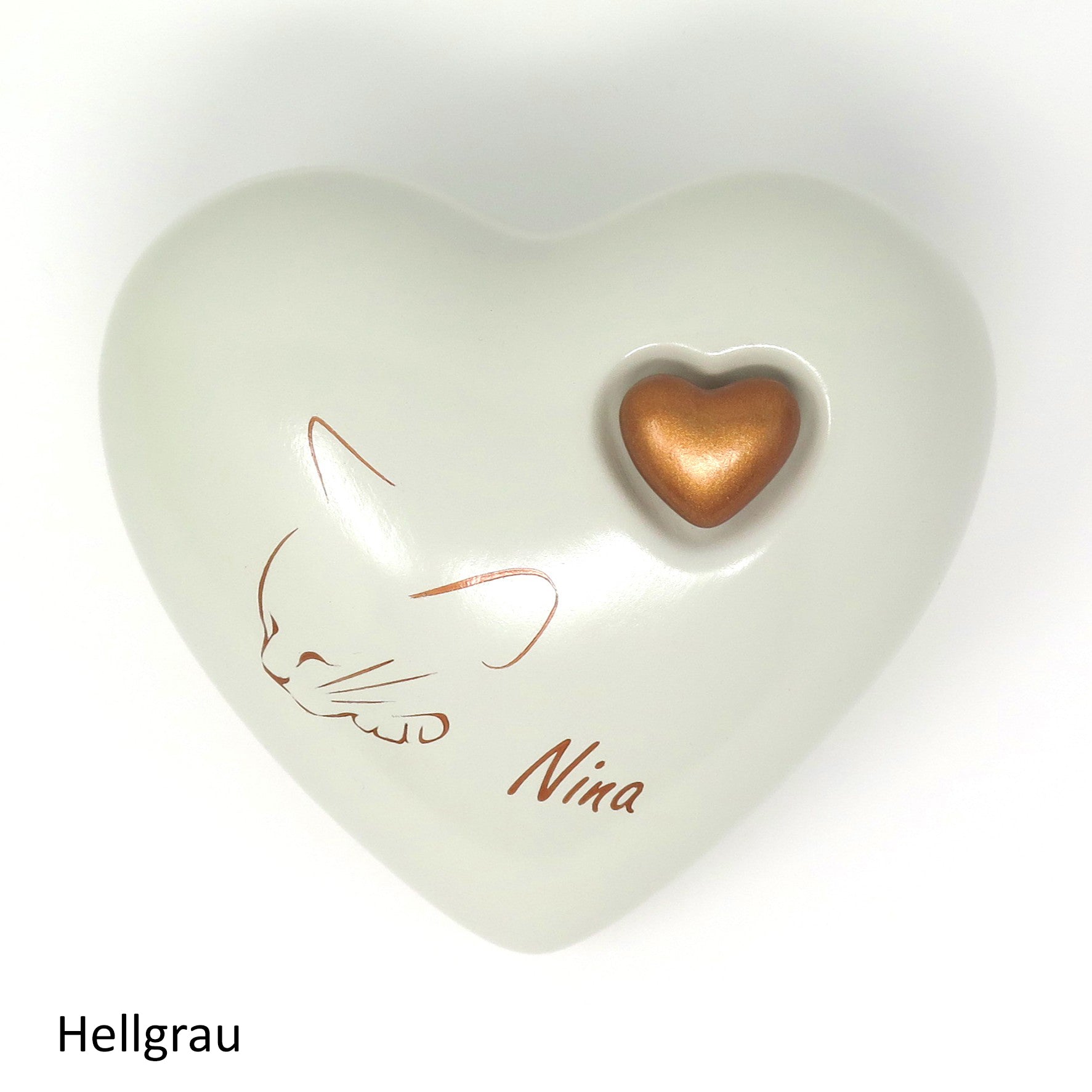 Katzenurne Herz Schlafende Katze in vielen Farben