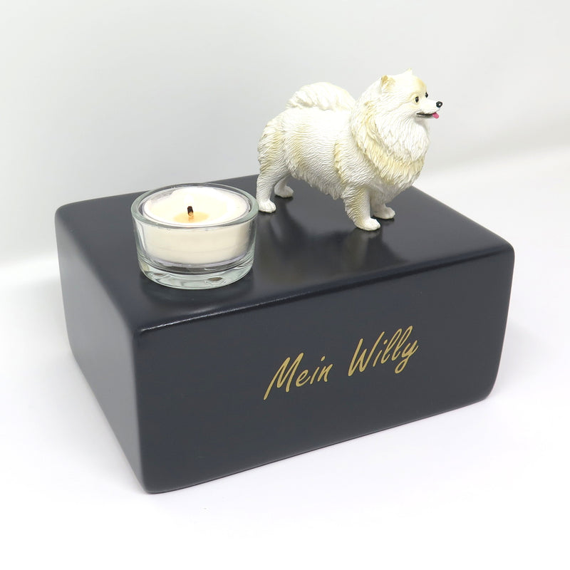 Pomeranian Zwergspitz Urne