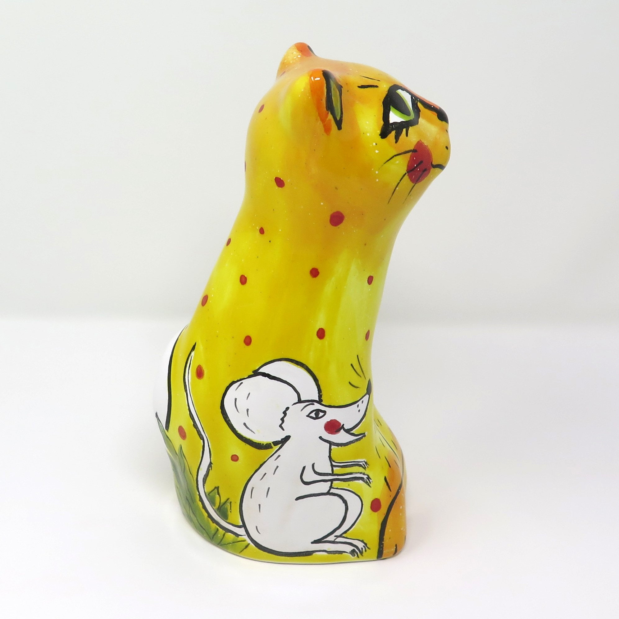 Künstlerurne in Katzenform "Rumba"