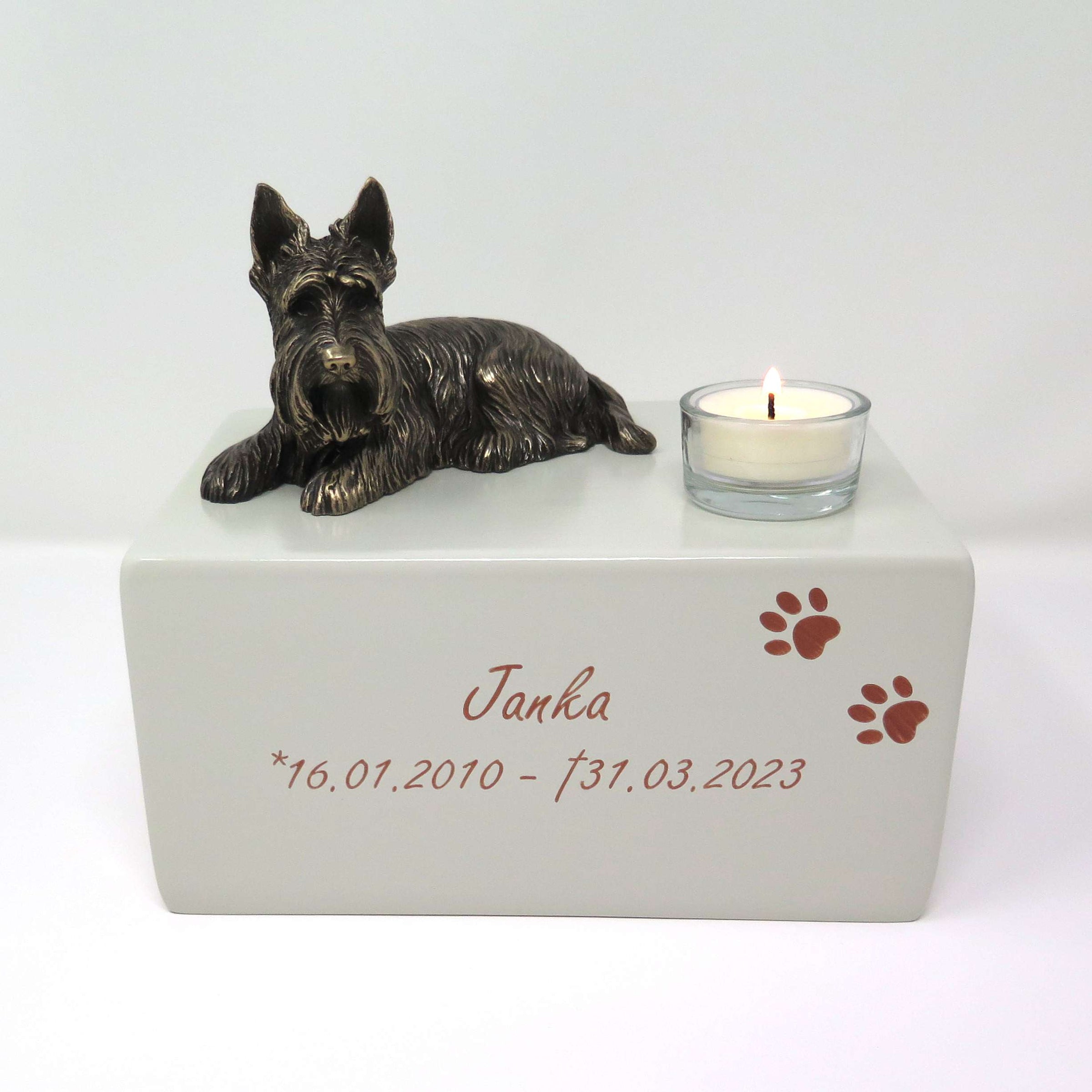 Scottisch Terrier Urne