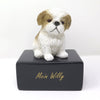 Shih Tzu Urne mit Shih Tzu Figur