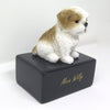 Shih Tzu Urne mit Shih Tzu Figur