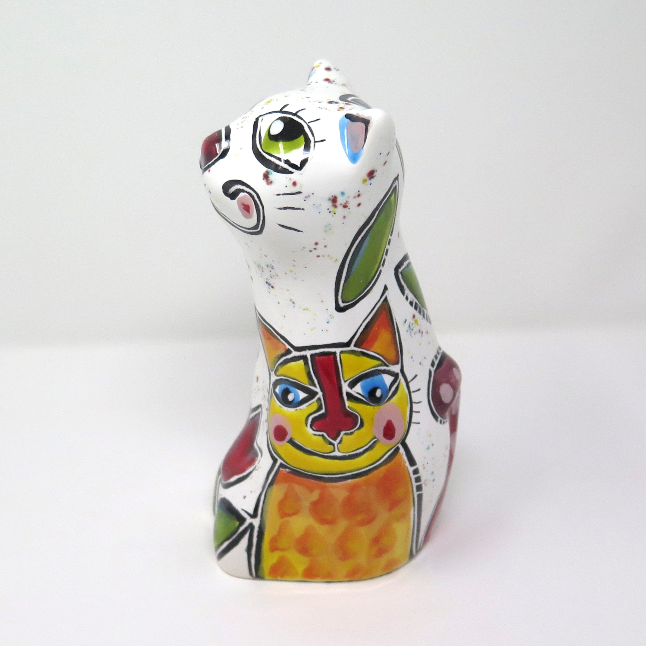 Künstlerurne in Katzenform "Sugar"
