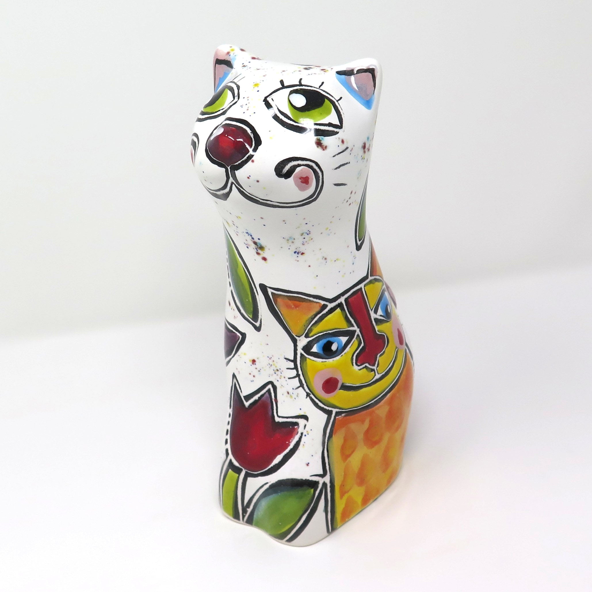 Künstlerurne in Katzenform "Sugar"