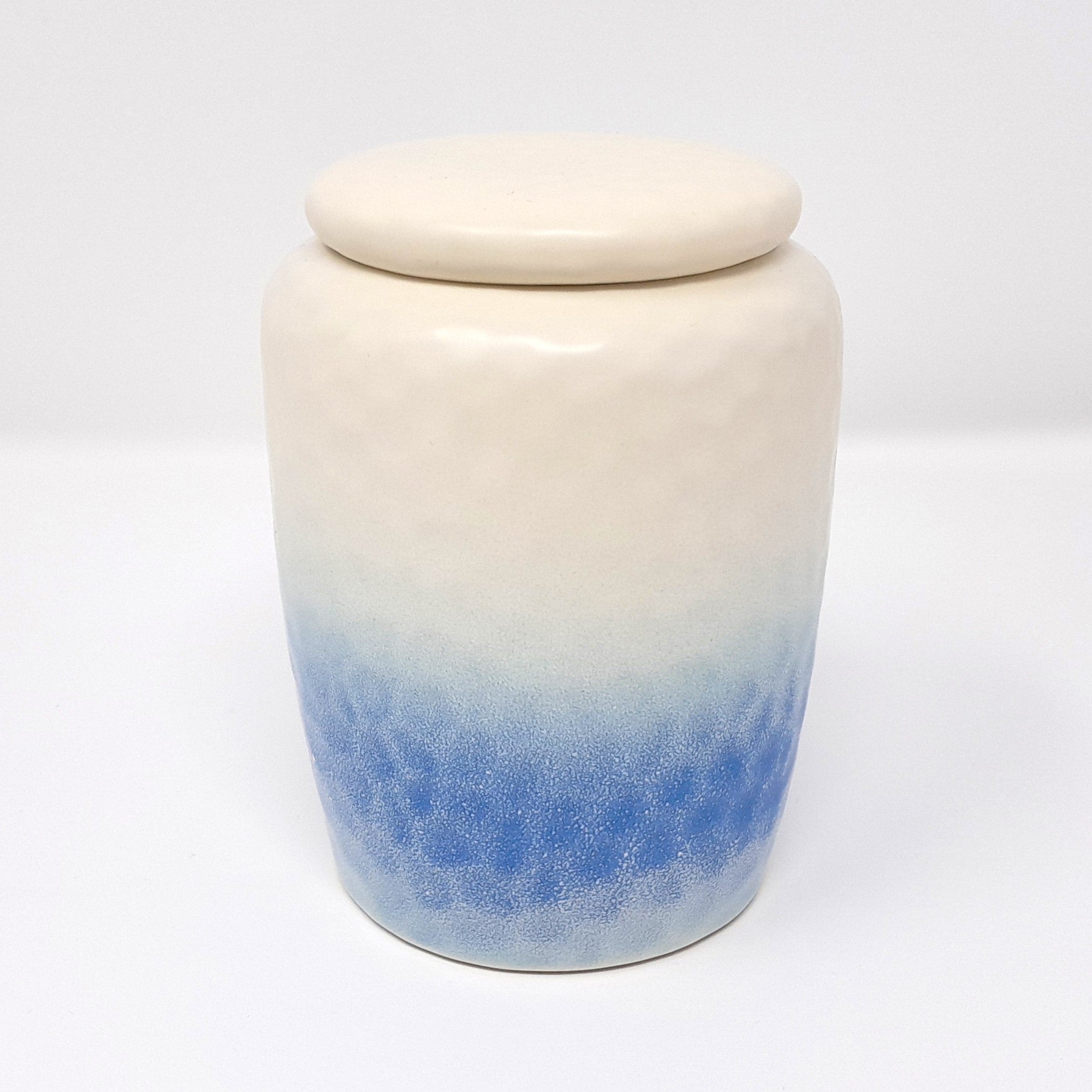 Urne Blau-Beige