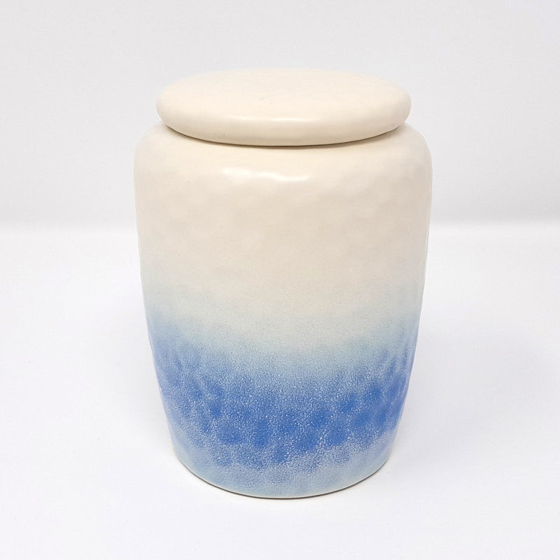 Urne Blau-Beige